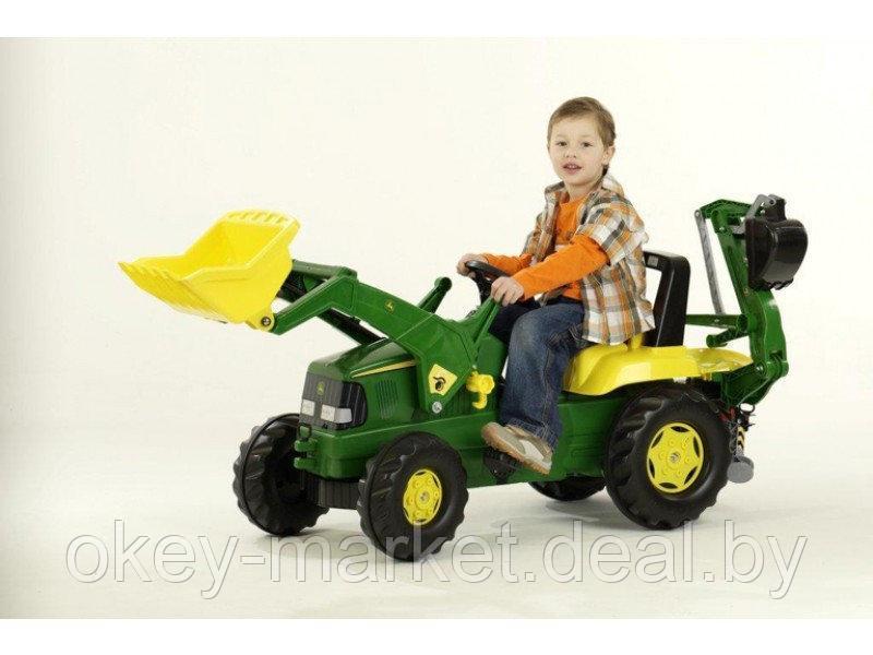 Детский педальный трактор Rolly Toys Junior John Deere 811076 - фото 2 - id-p65605506