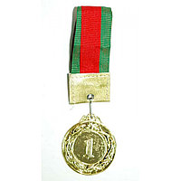 Медаль 4.5см  с ленточкой  арт.4.5 sm (1 место)