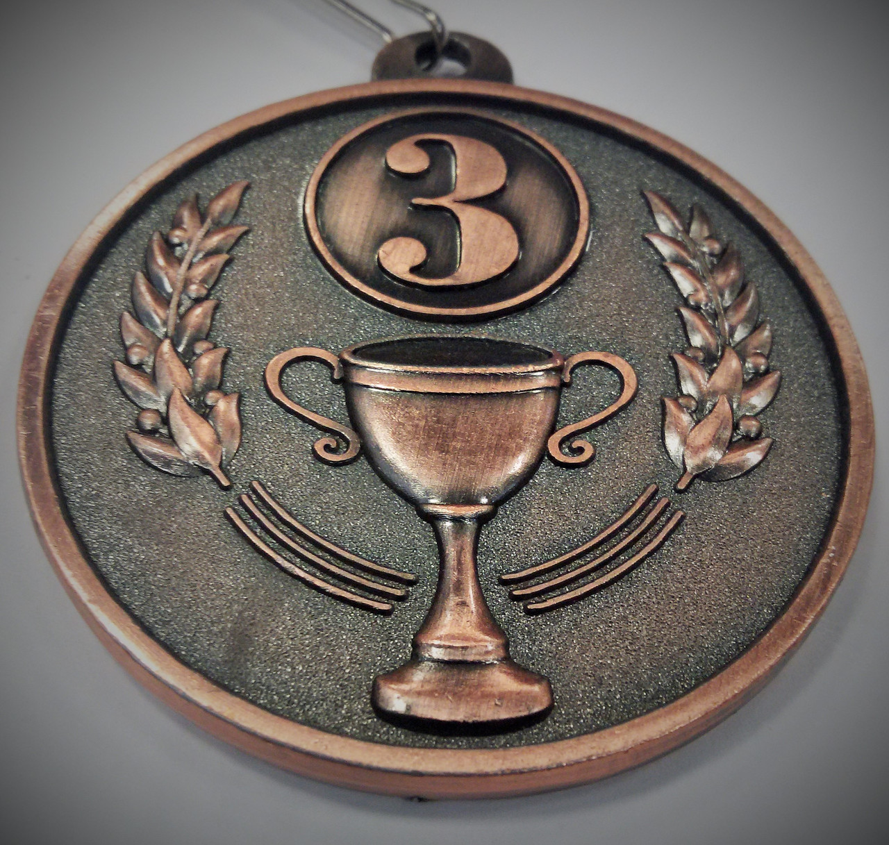 Медаль  5.0см с ленточкой арт.JB5162 (3 место)