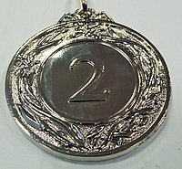 Медаль 4.0 см с ленточкой (2 место), фото 1