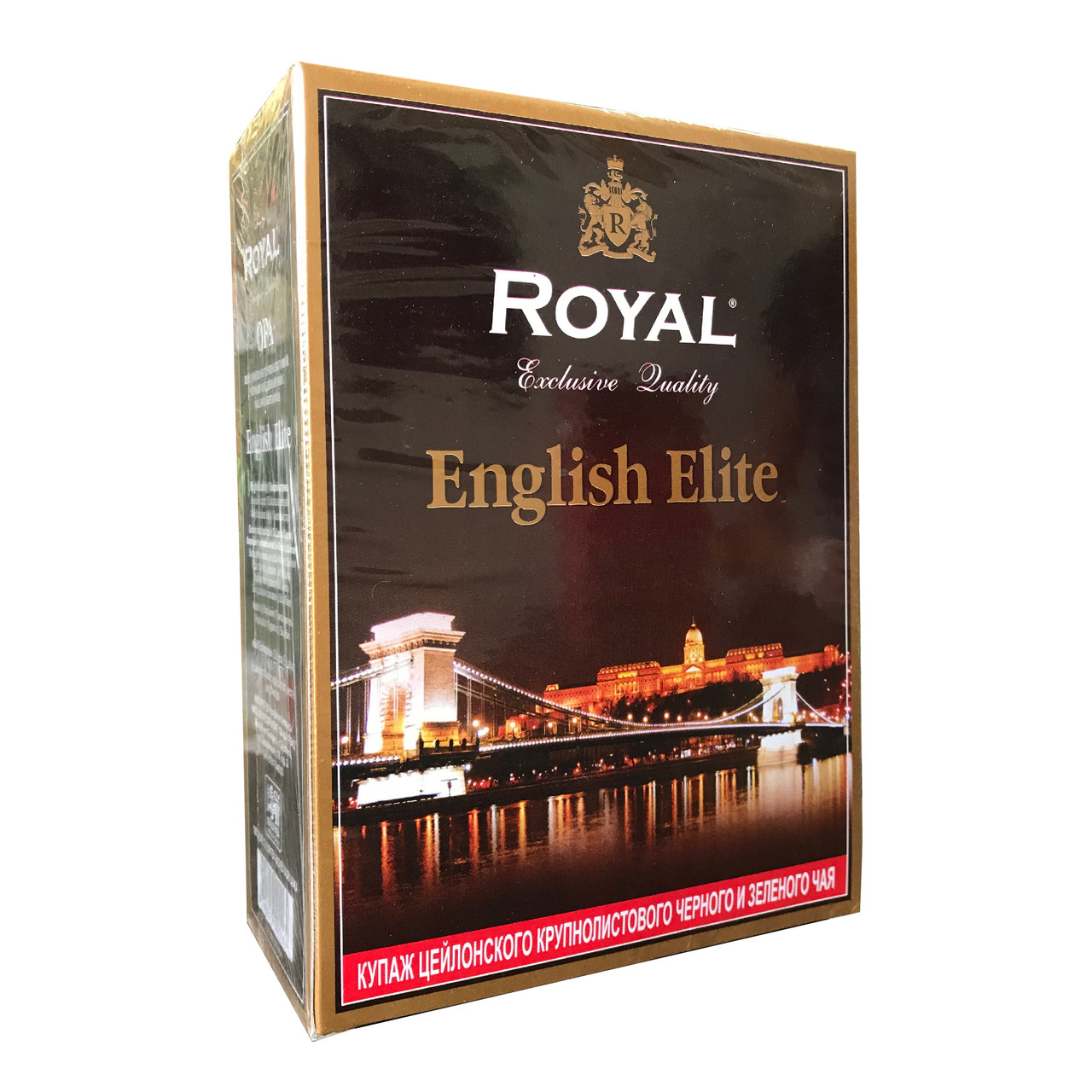 Чай Royal "English Elite" черный и зелёный чай с маслом бергамота, 200 г