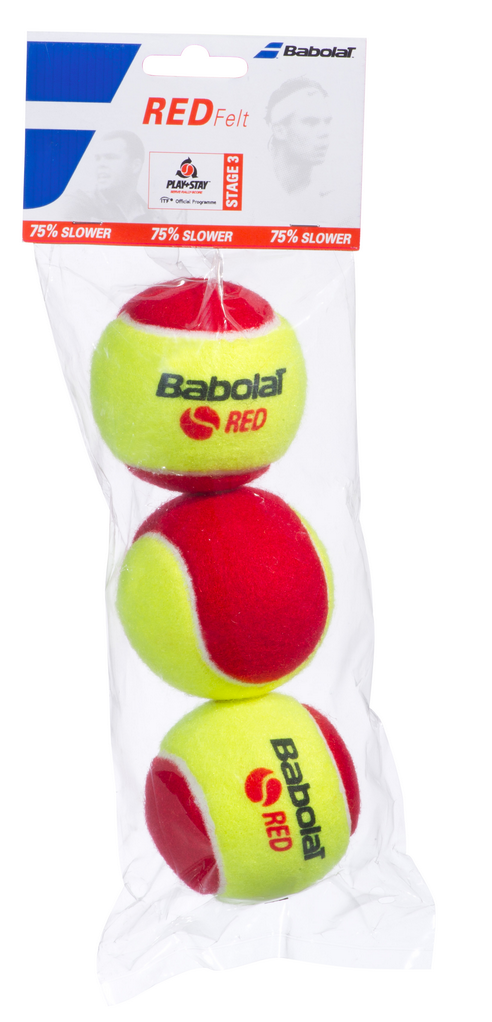 Мячи теннисные Babolat Red Foam (3 шт) 501037
