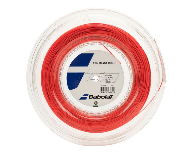 Струна теннисная Babolat RPM Blast Rough 1.25/200 м (красный) 243136-201-125 - фото 1 - id-p65612034