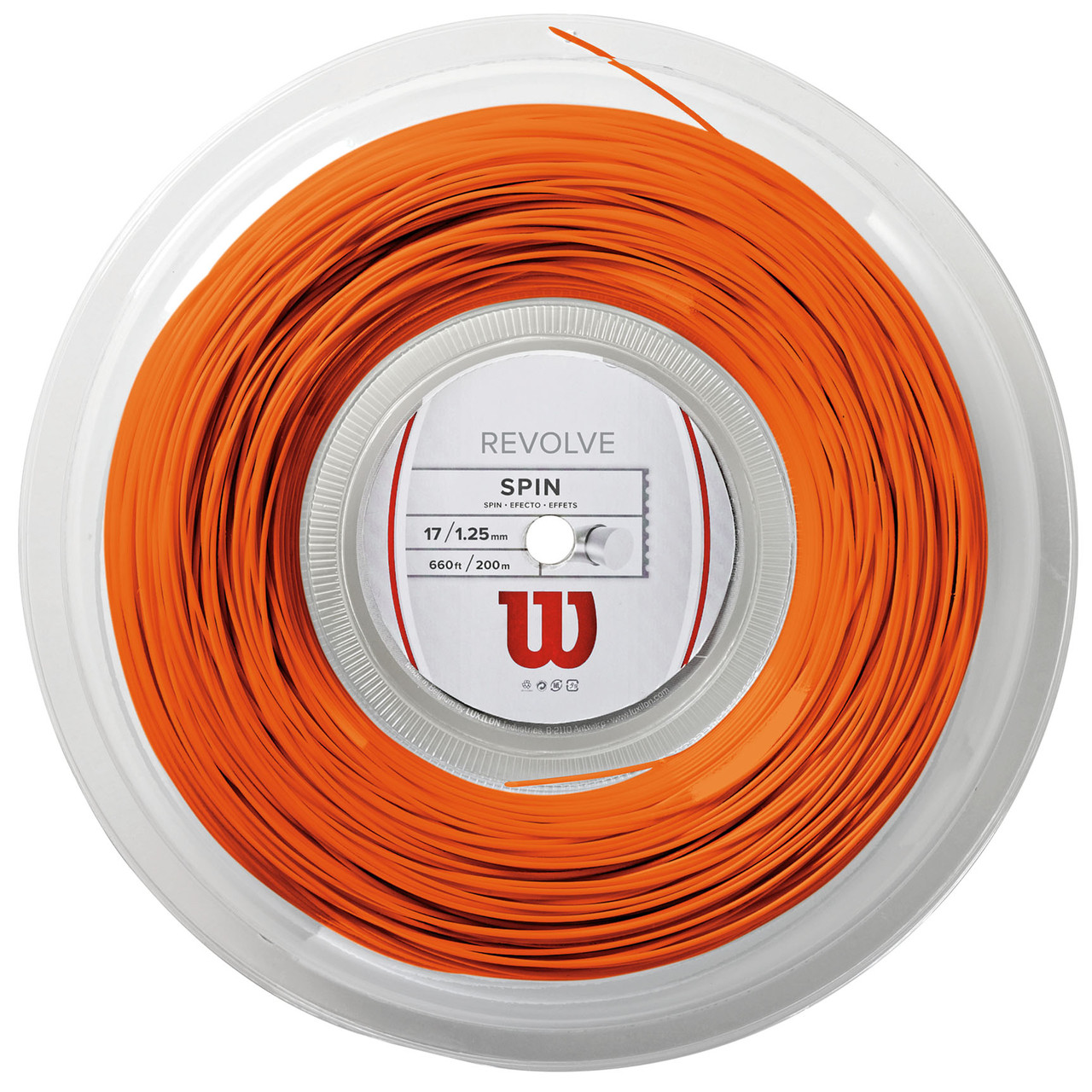 Струна теннисная Wilson Revolve 1.25 (200 м) оранжевый WRZ906300 - фото 1 - id-p65612056