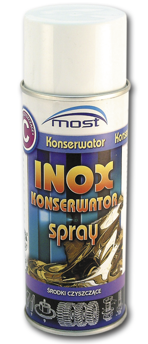Спрей MOST INOX KONSERWATOR для очистки и консервации нержавеющей стали
