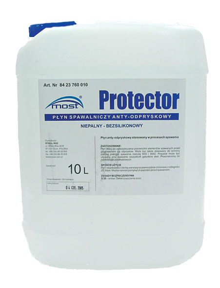Жидкость MOST Protector 10л. против налипания сварочных брызг - фото 1 - id-p65625119