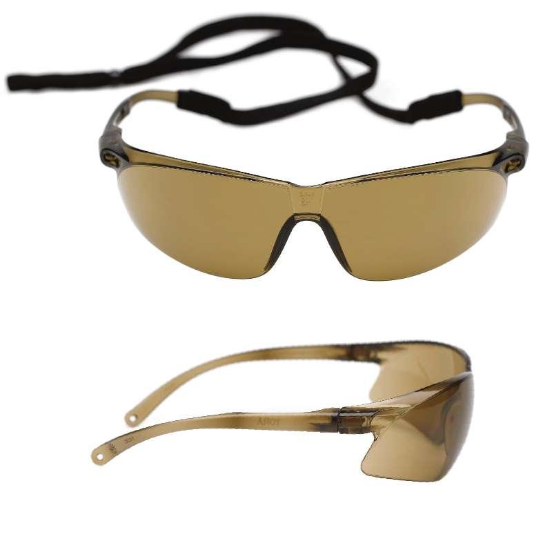3M Tora очки защитные (коричневые) - фото 1 - id-p65625899