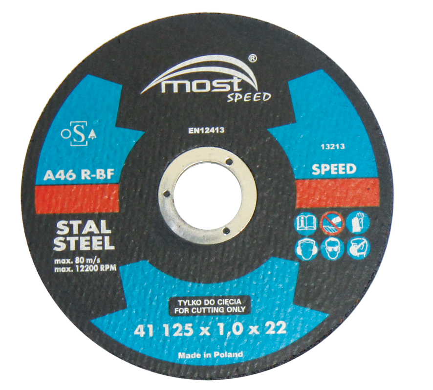 Отрезной диск MOST SPEED для черной стали тип 41 - фото 1 - id-p65626035