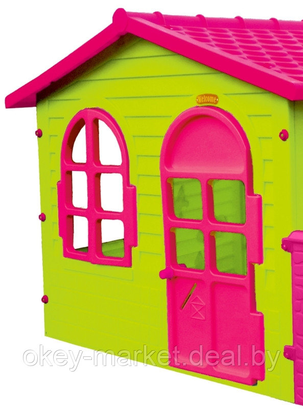 Детский игровой домик Mochtoys с забором 11364 - фото 4 - id-p65626986