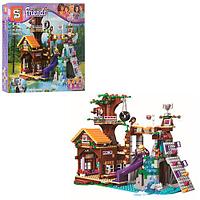 Конструктор SY832 Friends "Спортивный лагерь: дом на дереве" (аналог LEGO Friends 41122), 754 