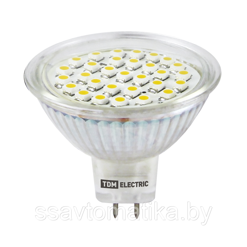 Лампа светодиодная MR16 - GU5.3 - 3Вт; 220В; 4000К - фото 2 - id-p65637082