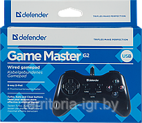 Проводной геймпад Game Master G2 USB, 13 кнопок Defender