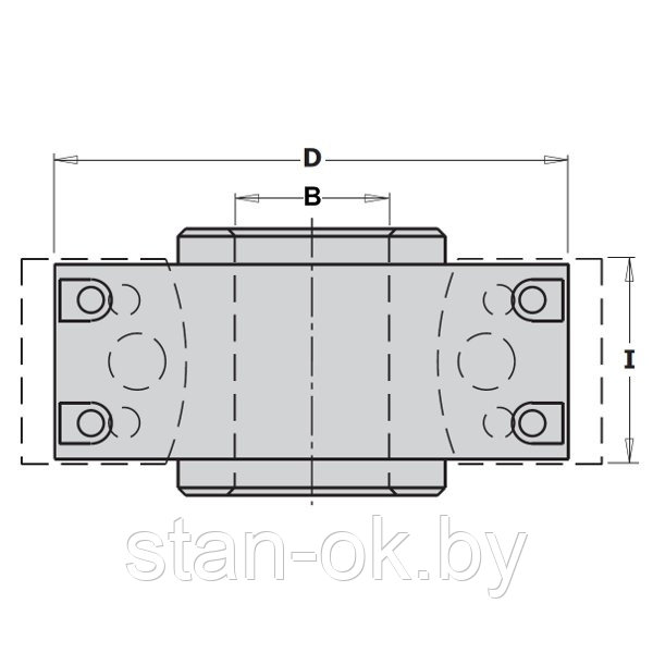 Комплект фрезы насадной F=30 D=100 (алюм.) 7 ножей SP +7 огранич. (кейс) - фото 3 - id-p65648565