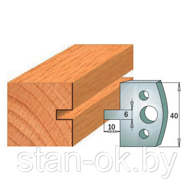 Комплект из 2-х ограничителей 40x4