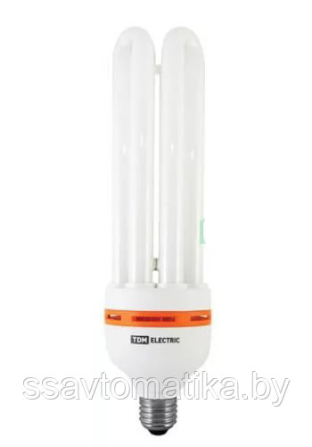 Лампа энергосберегающая КЛЛ-4U-55 Вт-2700 К Е27 (72х275 мм) TDM - фото 1 - id-p65648746
