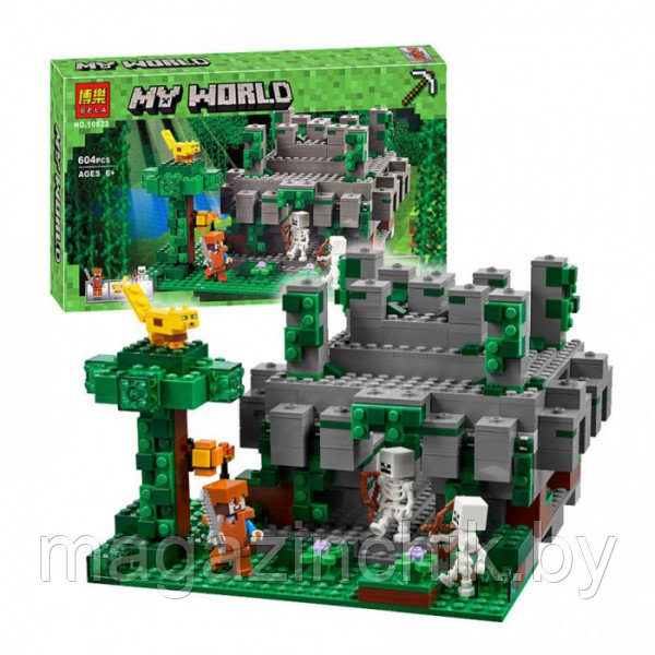 Конструктор Майнкрафт Храм в джунглях 10623, аналог Лего 21132