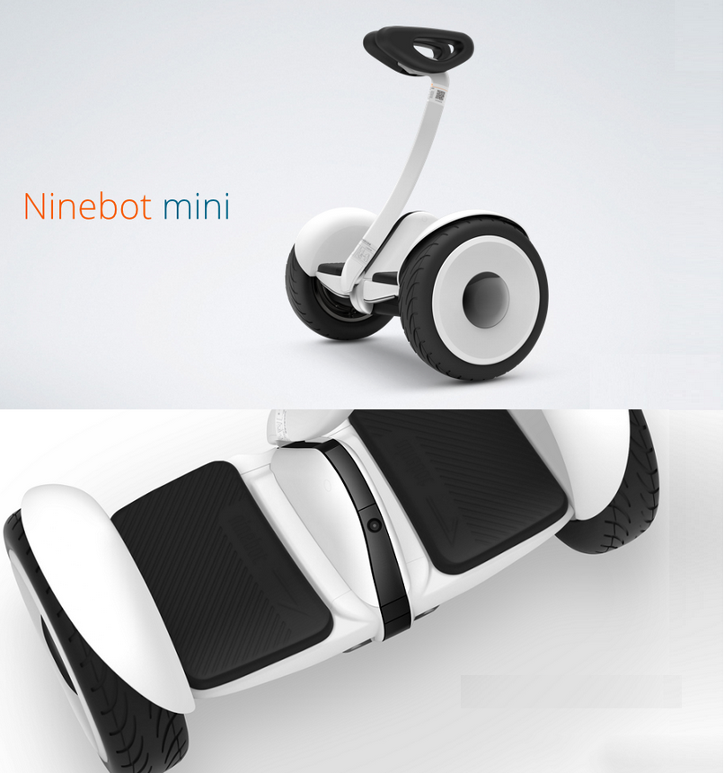 Гироскутер Xiaomi Ninebot Mini белый . черный - фото 4 - id-p65675188