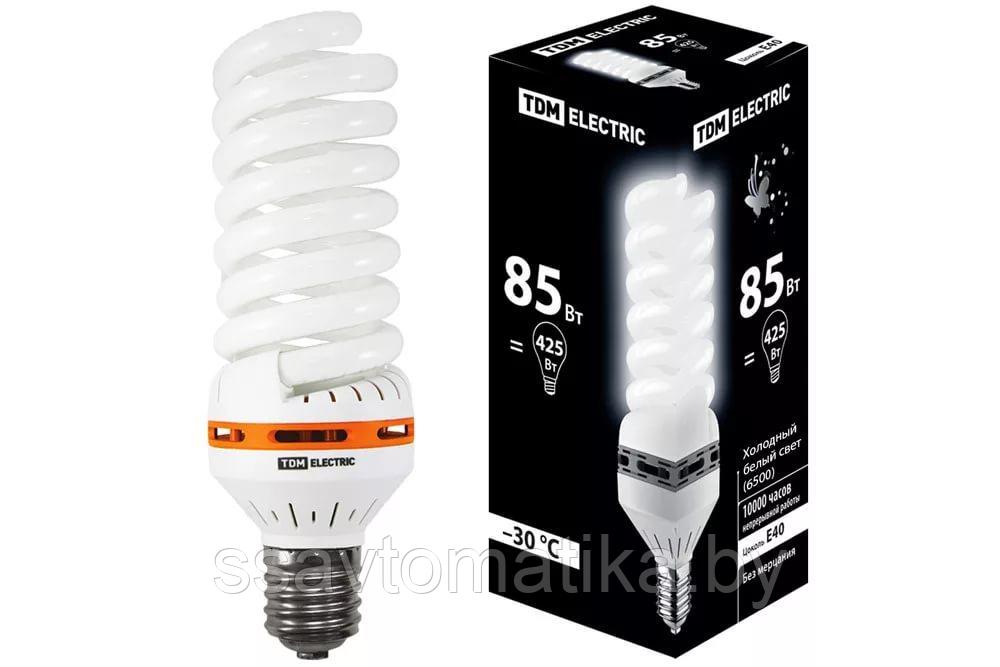 Лампа энергосберегающая КЛЛ-FS-85 Вт-6500 К Е40 (83х250 мм) TDM - фото 1 - id-p65676835