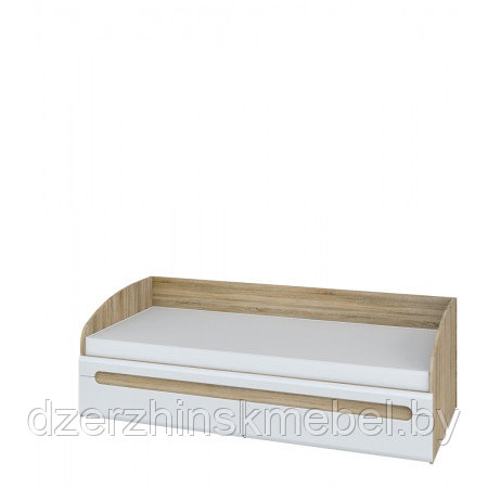 Односпальная кровать из набора мебели Леонардо МН 026-12. Производитель Мебель Неман
