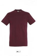 Бордовая футболка Regent  150 гр, для нанесения логотипа