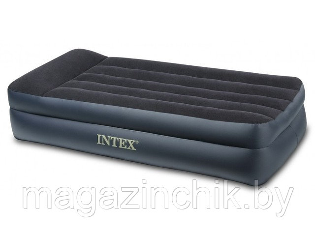 INTEX 66721 Надувная кровать Rising Comfort с подголовником Интекс купить в Минске - фото 2 - id-p159924