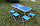 Раскладной стол чемодан AUSINI (120х60х70), 4стула (синий), фото 4