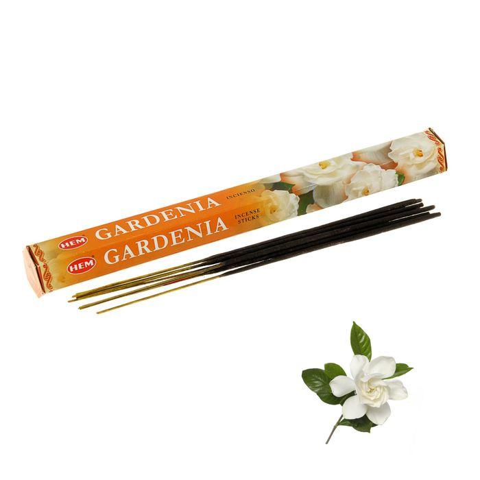 Благовония HEM Гардения (Gardenia), шестигранник, 20 палочек