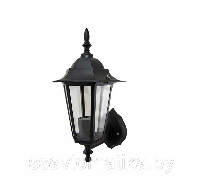 Светильник 6060-01 садово-парковый шестигранник, 60 Вт, вверх, черный TDM - фото 1 - id-p65756337