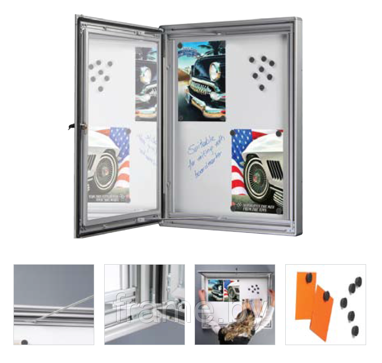 Информационный стенд уличный (магнитный): продажа, цена в Минске ...