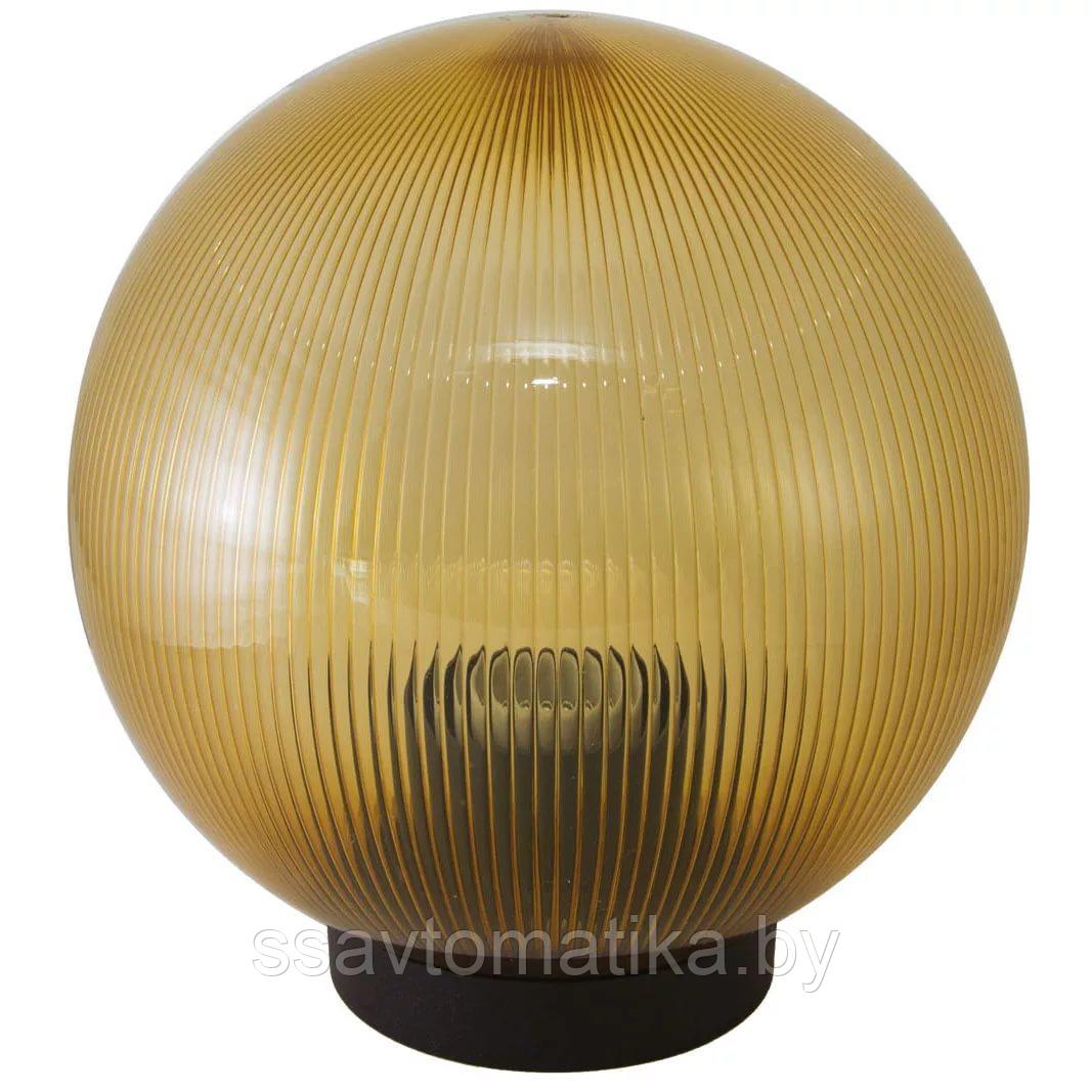 Светильник НТУ 02-60-254 шар золотой с огранкой d=250 мм TDM