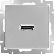 WL06-60-11/ Розетка HDMI (серебряный)