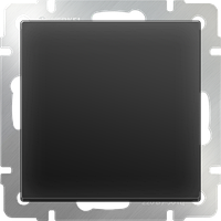 W1110008 / Выключатель одноклавишный (черный матовый)