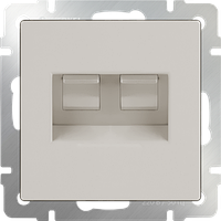 W1181103/ Розетка двойная Ethernet RJ-45 (слоновая кость)