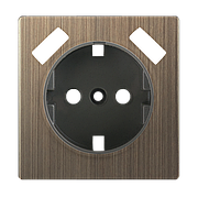 WL12-USB-CP/ Накладка для USB розетки (бронзовый)