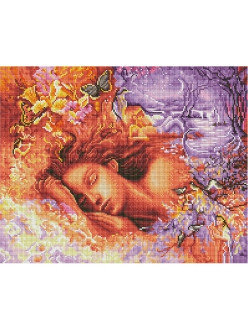 Алмазная живопись Сладкие сны Жозефины Уолл 40х50 см, фото 2