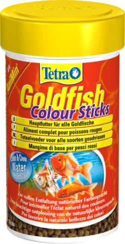 Tetra Goldfish Colour Sticks 100 мл - корм для улучшения окраски золотых рыбок (палочки) - фото 2 - id-p65804547