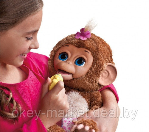Интерактивная игрушка "Смешливая обезьянка" Hasbro FurReal Friends А1650 - фото 4 - id-p65804608