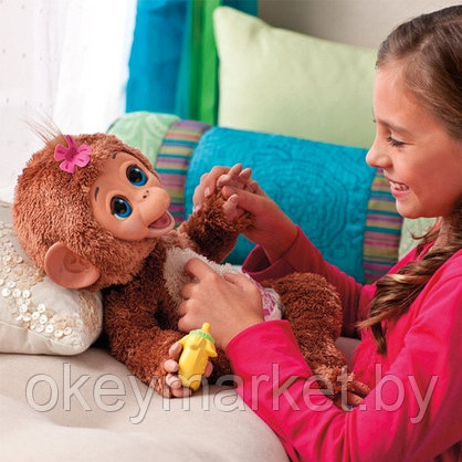 Интерактивная игрушка "Смешливая обезьянка" Hasbro FurReal Friends А1650, фото 3