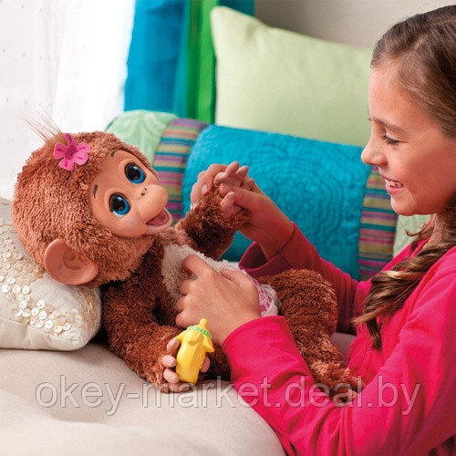 Интерактивная игрушка "Смешливая обезьянка" Hasbro FurReal Friends А1650 - фото 5 - id-p65804608