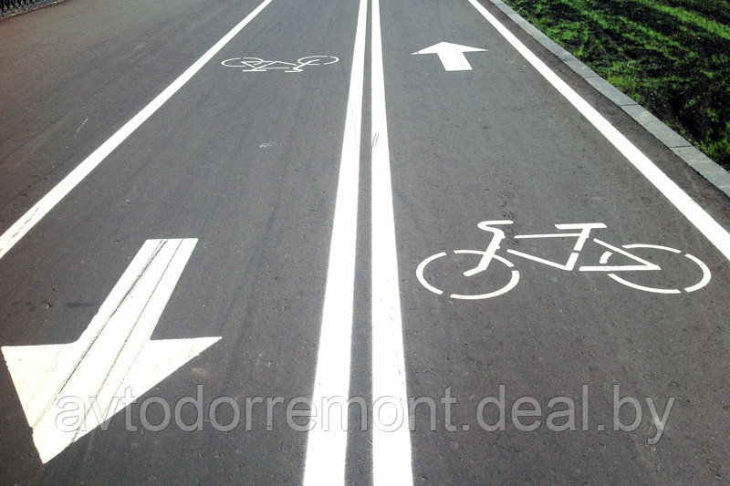 Асфальтирование пешеходных и велосипедных дорожек - фото 1 - id-p65809398