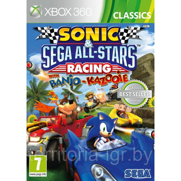 Sonic All Stars Racing Xbox 360 - фото 1 - id-p65813003