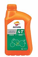 Масло моторное, 20W50 MOTO RIDER 4T, 1 л. Repsol