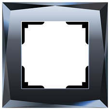 W0011208/ Рамка на 1 пост Diamant  (черный), фото 2
