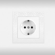 WL05-Frame-04-white / Рамка Flock на 4 поста (белый), фото 2