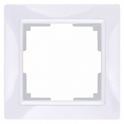 W0012001/ Рамка на 1 пост Snabb basic (белый) - фото 2 - id-p65813240
