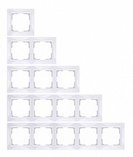 W0012001/ Рамка на 1 пост Snabb basic (белый), фото 3
