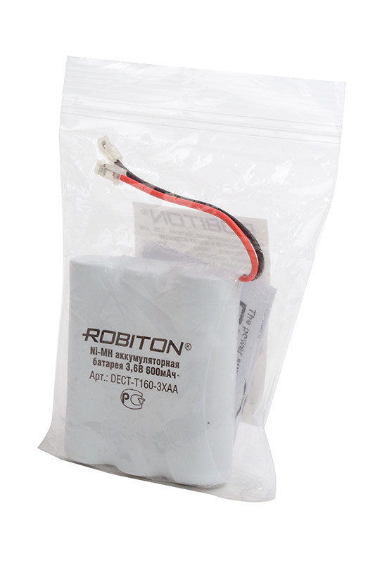 Аккумулятор ROBITON DECT-T160-3XAA ( 3,6-600 ) - фото 1 - id-p68474470