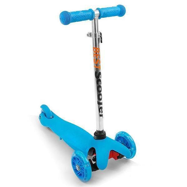 Самокат 21 st scooter mini голубой