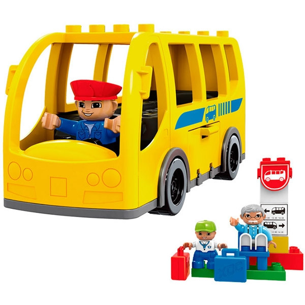 Конструктор Школьный автобус в коробке, аналог LEGO Duplo - фото 2 - id-p65867789