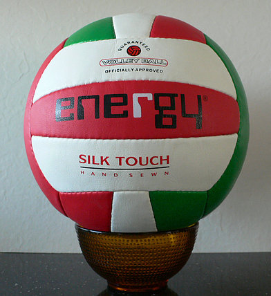 Волейбольные мячи EXCALIBUR Мяч волейбольный Energy (бело-красно-синий), фото 2